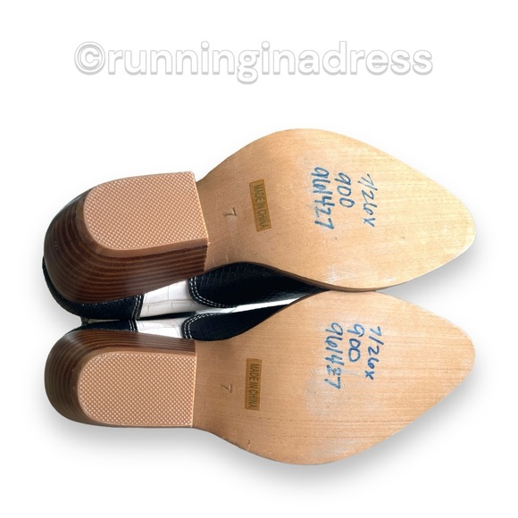 NWOB Flawed ARider Eden Western Inspired Crocodile Embossed Cow Print Boot 7 - Picture 7 of 16